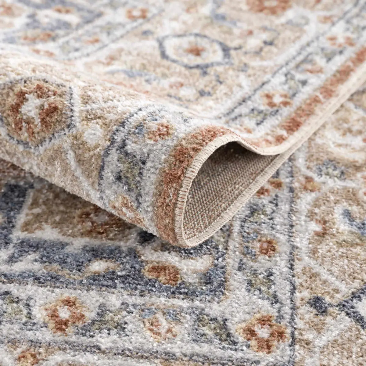 Gael Rust Washable Area Rug - Boutique Rugs