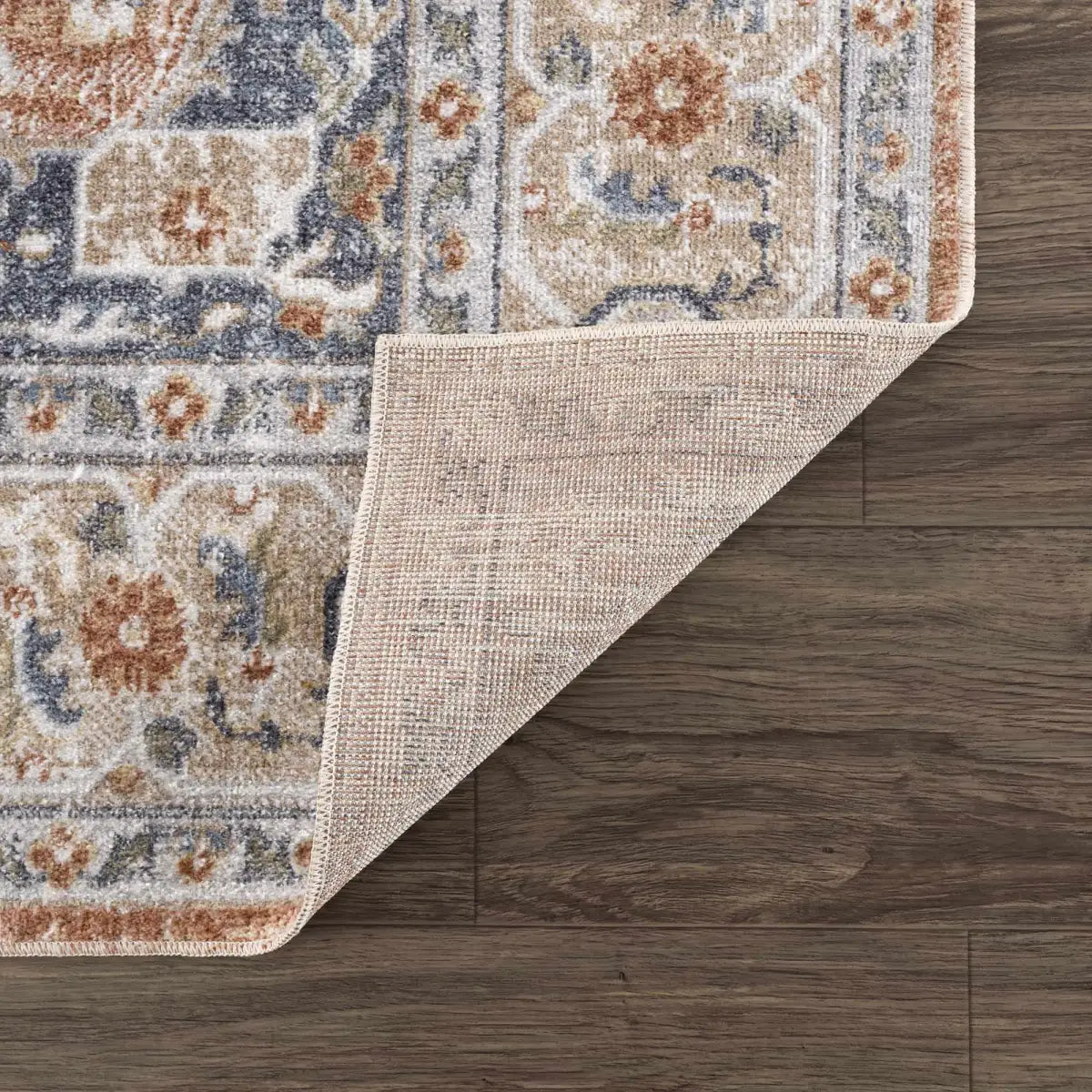 Gael Rust Washable Area Rug - Boutique Rugs