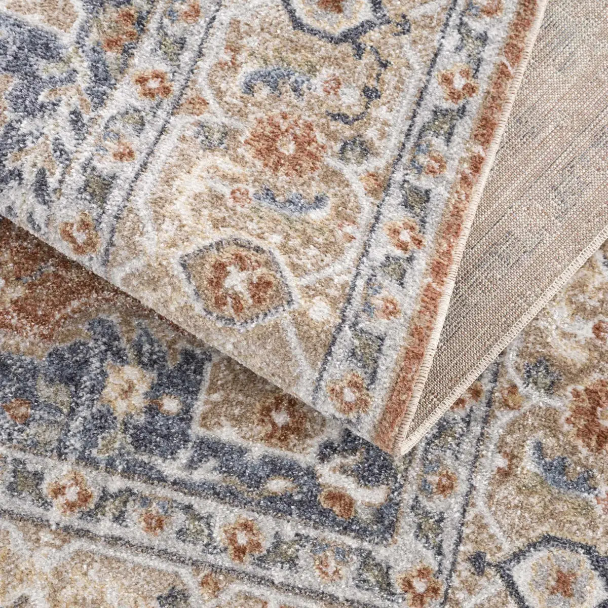 Gael Rust Washable Area Rug - Boutique Rugs