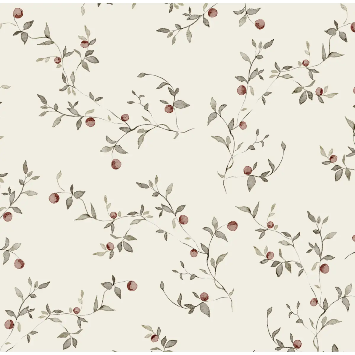 Gala Wallpaper - Delicate Apples - Loomwell Home Goods