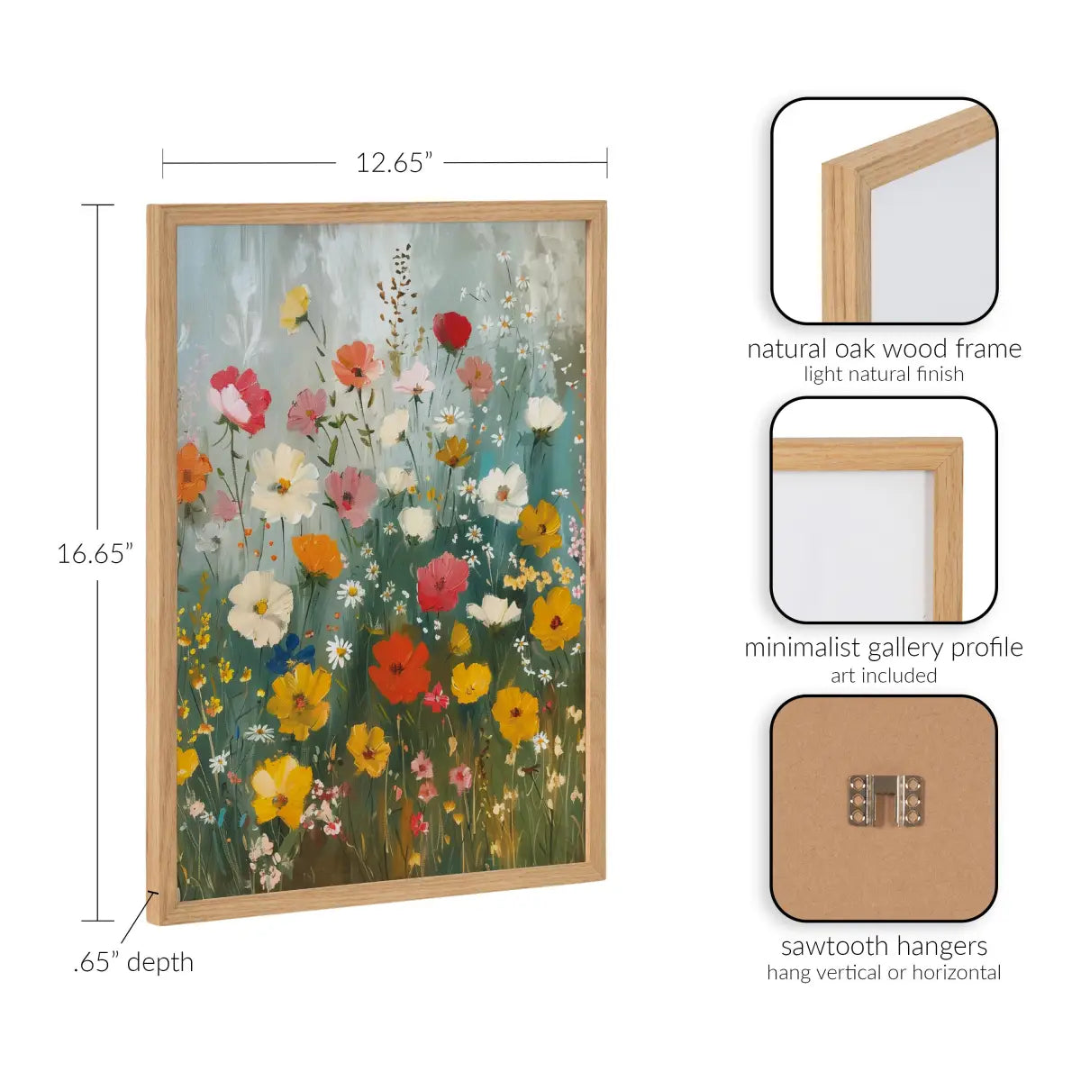Gallery Boho Wildflower Garden Print - kateandlaurel