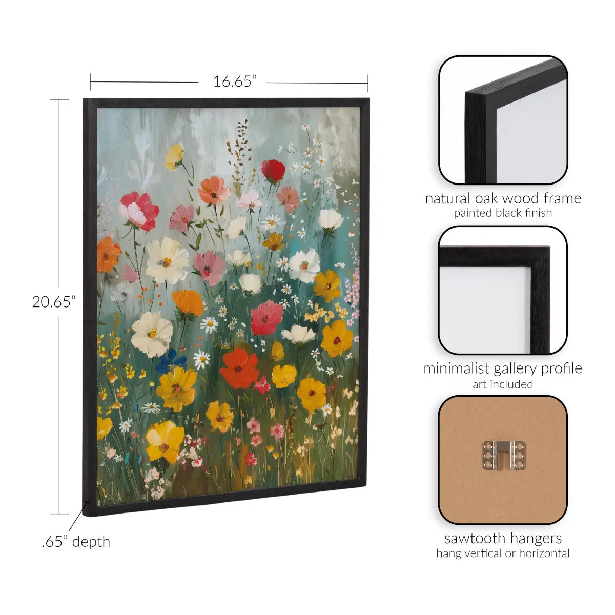 Gallery Boho Wildflower Garden Print - kateandlaurel