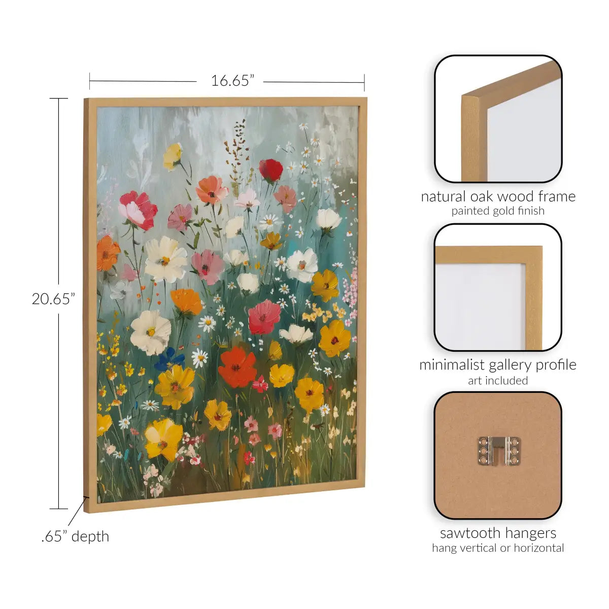 Gallery Boho Wildflower Garden Print - kateandlaurel