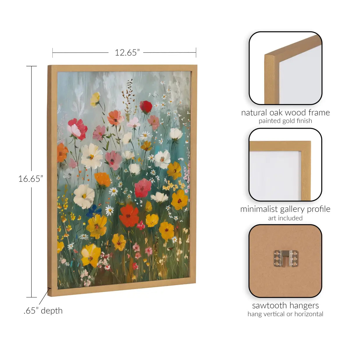 Gallery Boho Wildflower Garden Print - kateandlaurel