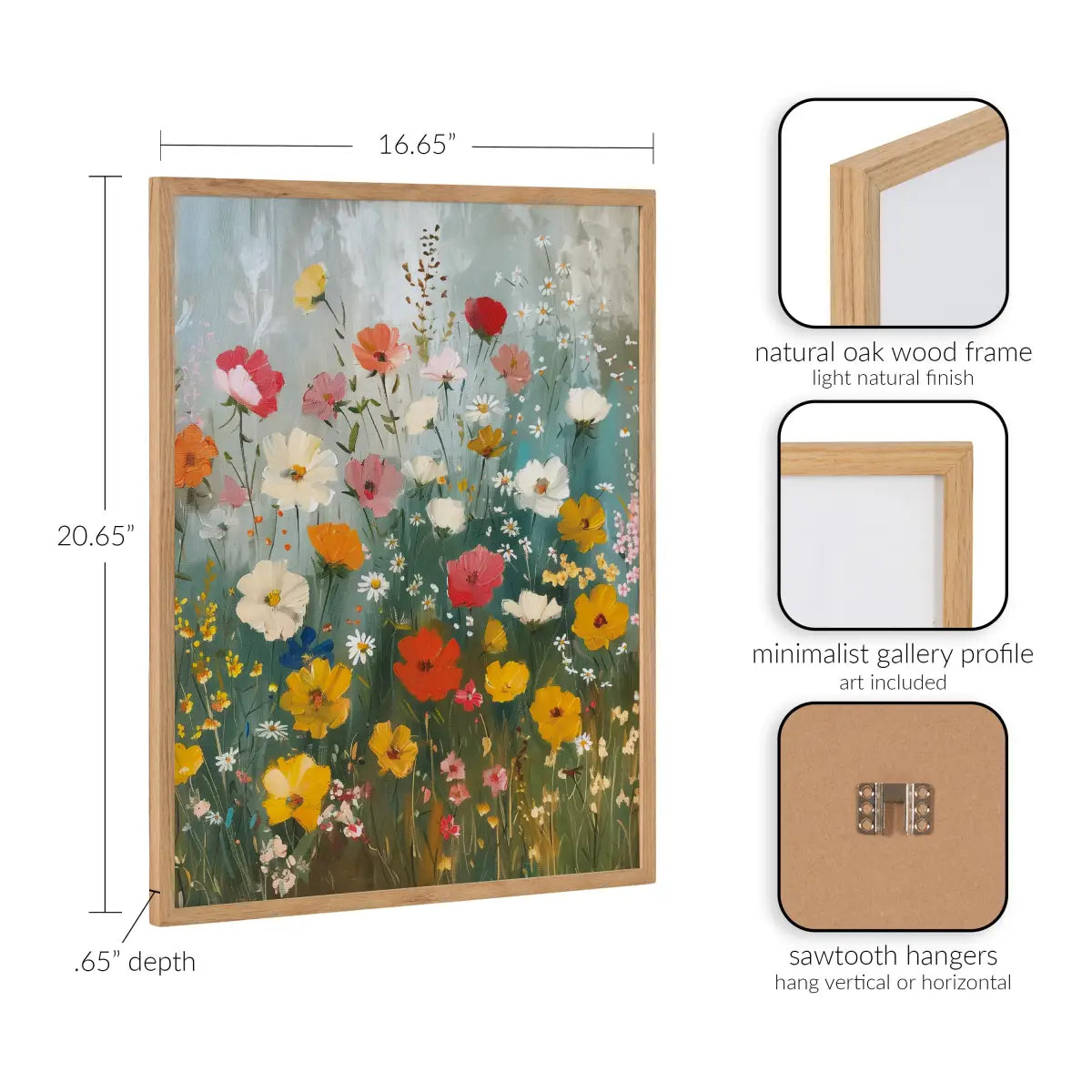 Gallery Boho Wildflower Garden Print - kateandlaurel