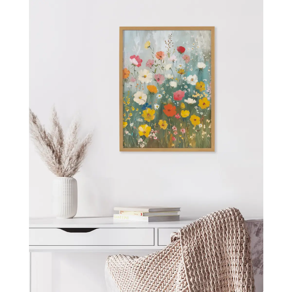 Gallery Boho Wildflower Garden Print - kateandlaurel