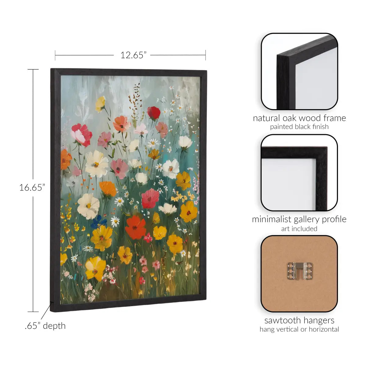 Gallery Boho Wildflower Garden Print - kateandlaurel