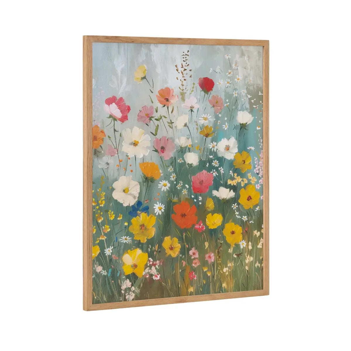 Gallery Boho Wildflower Garden Print - Natural / 16x20 - kateandlaurel