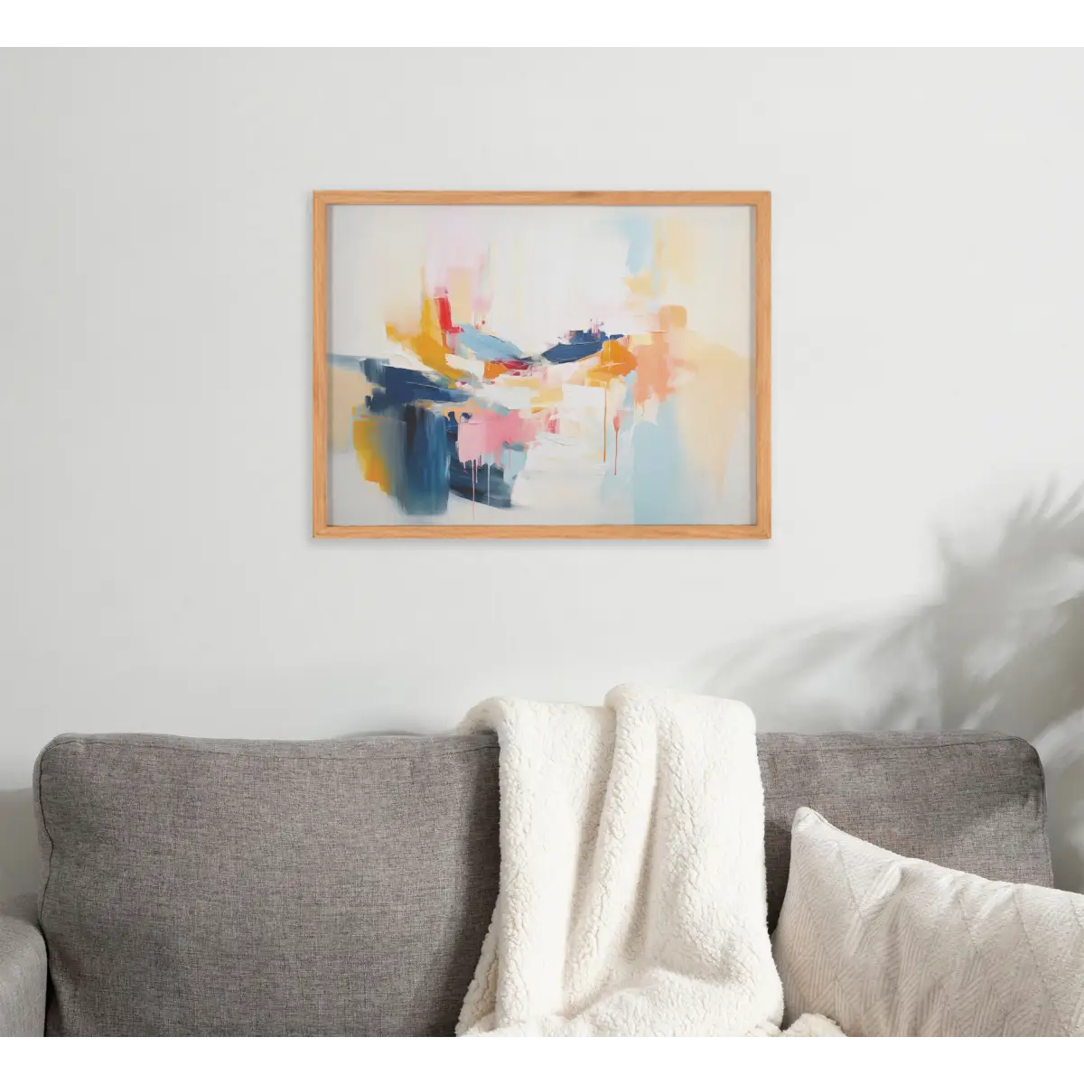 Gallery Elegant Coastal Beach Abstract Print - kateandlaurel