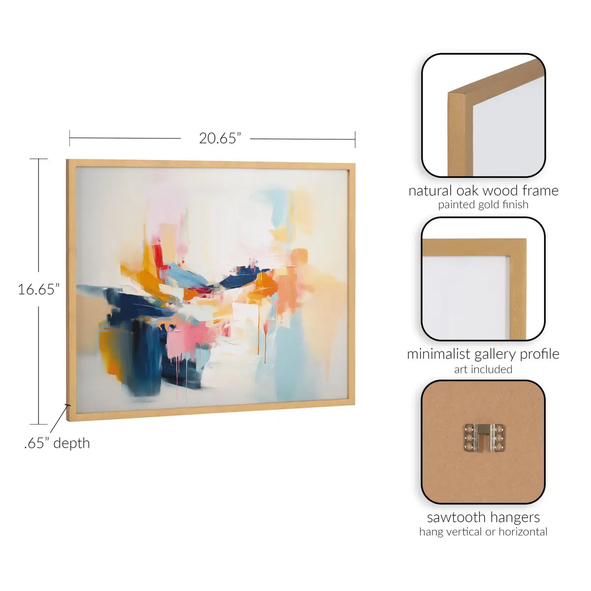 Gallery Elegant Coastal Beach Abstract Print - kateandlaurel