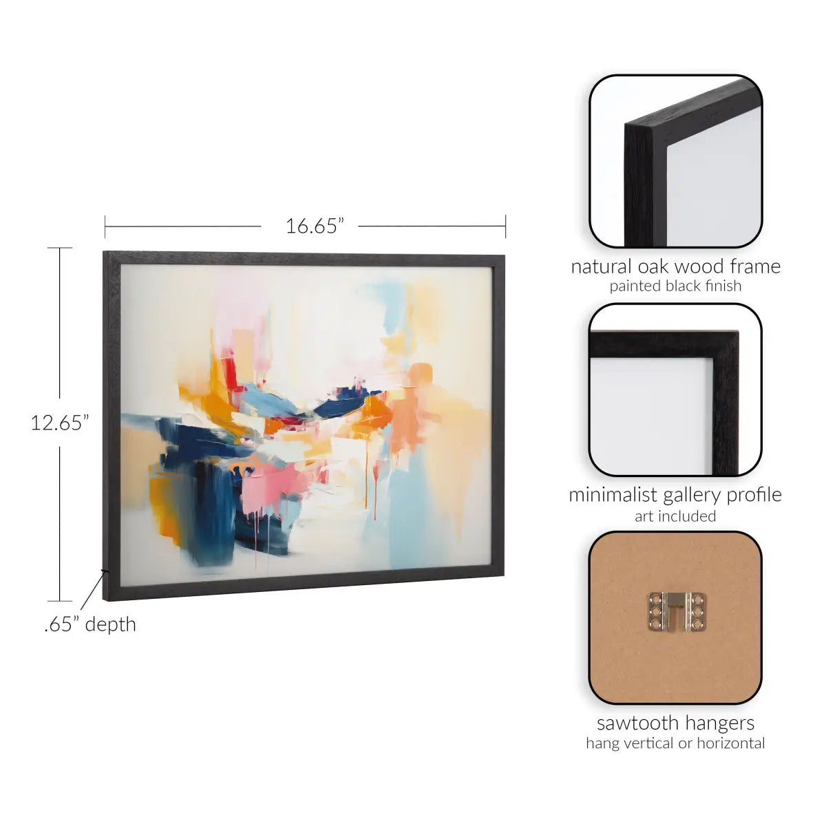 Gallery Elegant Coastal Beach Abstract Print - kateandlaurel