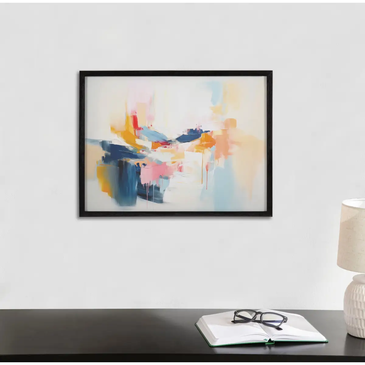 Gallery Elegant Coastal Beach Abstract Print - kateandlaurel