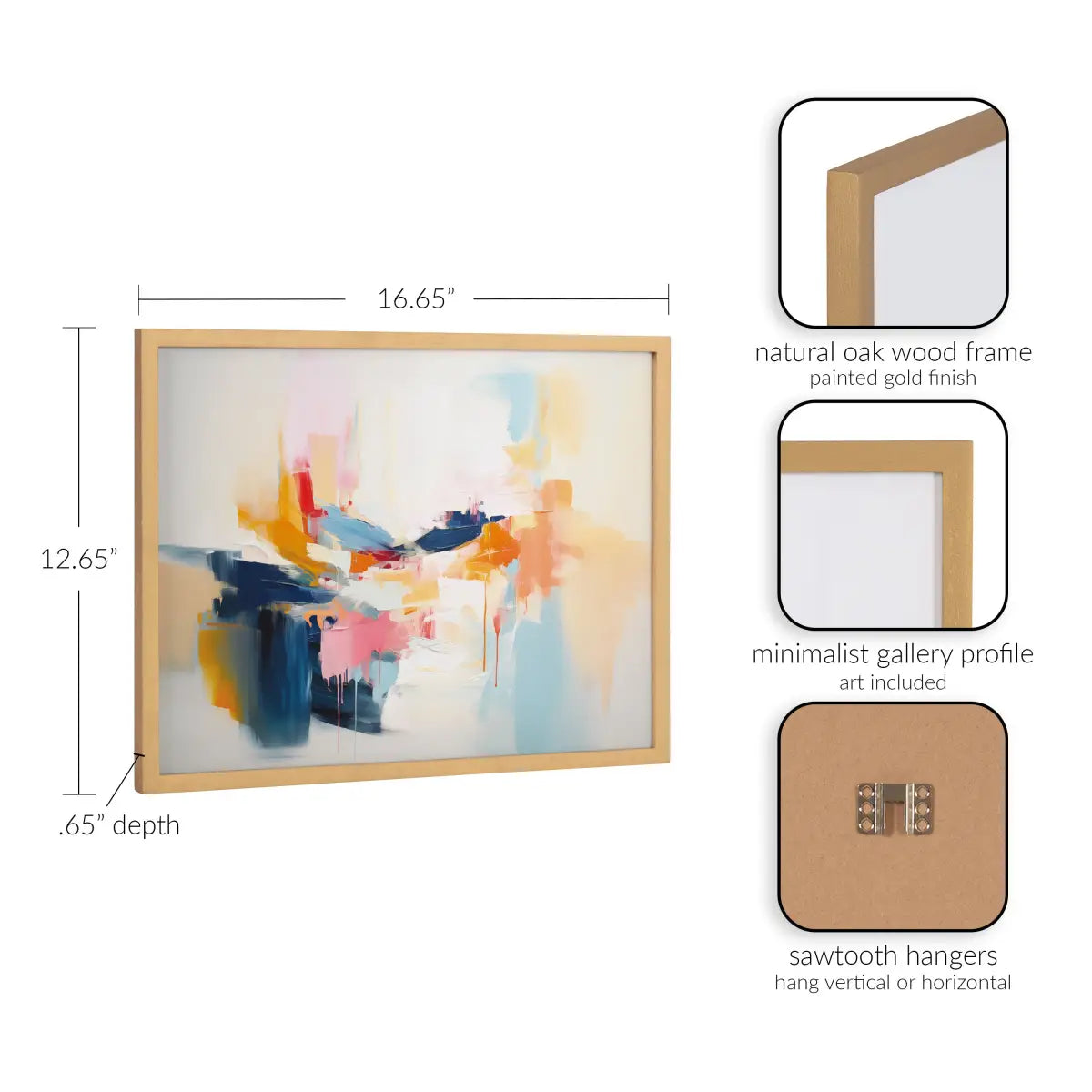 Gallery Elegant Coastal Beach Abstract Print - kateandlaurel
