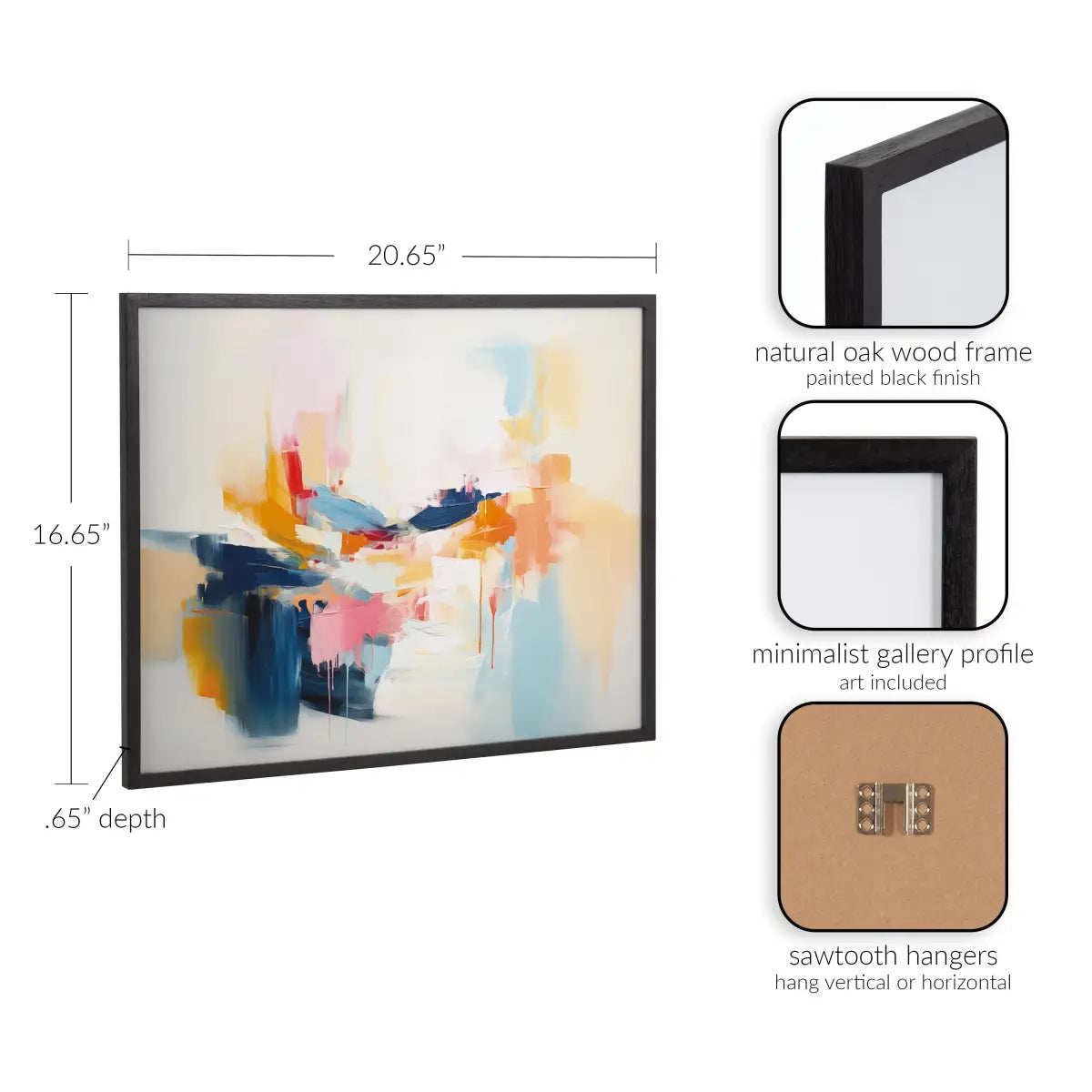 Gallery Elegant Coastal Beach Abstract Print - kateandlaurel