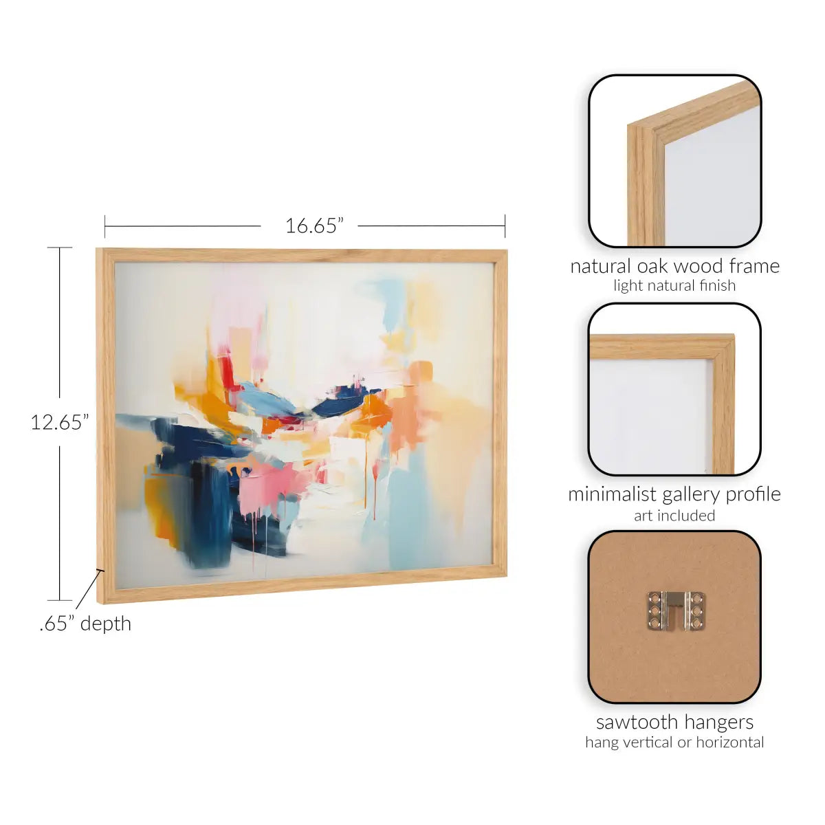 Gallery Elegant Coastal Beach Abstract Print - kateandlaurel