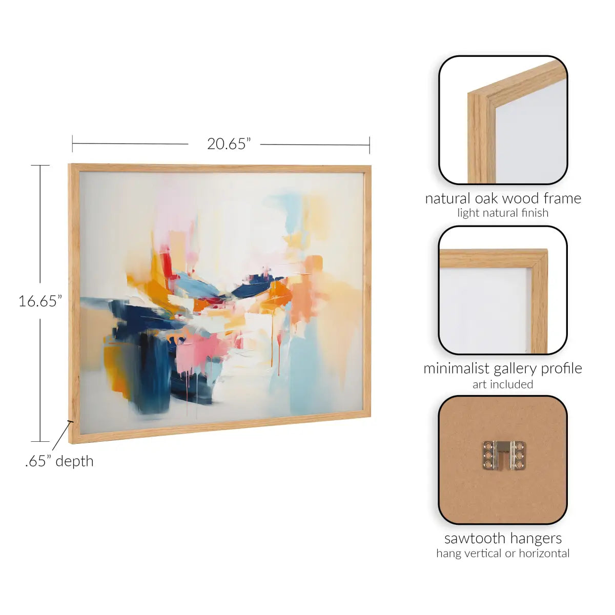 Gallery Elegant Coastal Beach Abstract Print - kateandlaurel