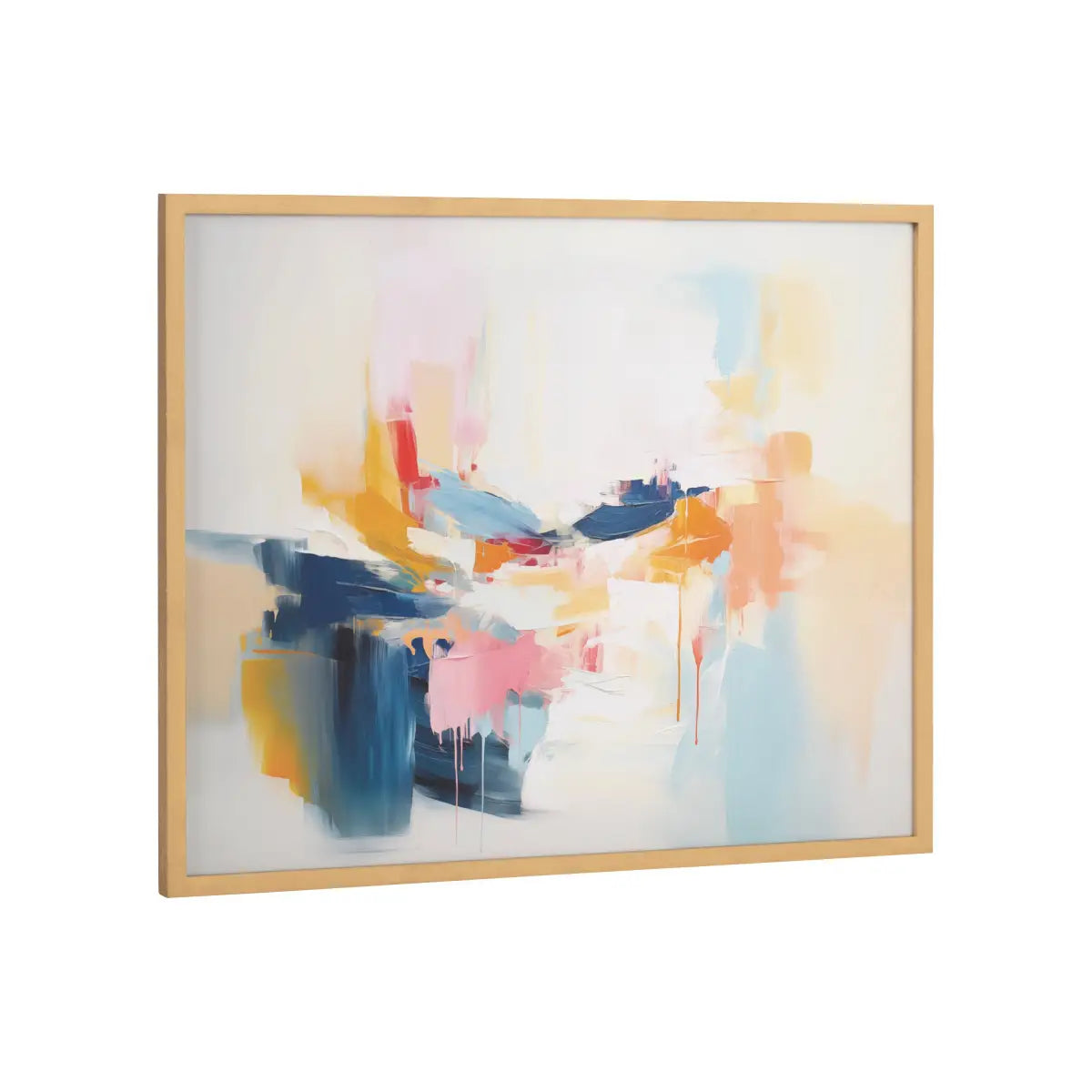 Gallery Elegant Coastal Beach Abstract Print - Gold / 20x16 - kateandlaurel