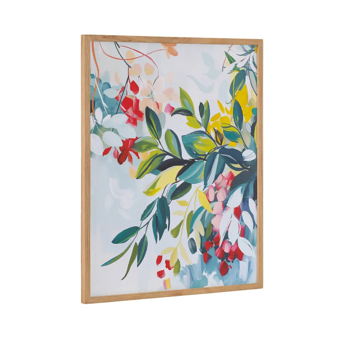 Gallery Jewel Tone Botanical Abstract Print - Natural / 16x20 - kateandlaurel