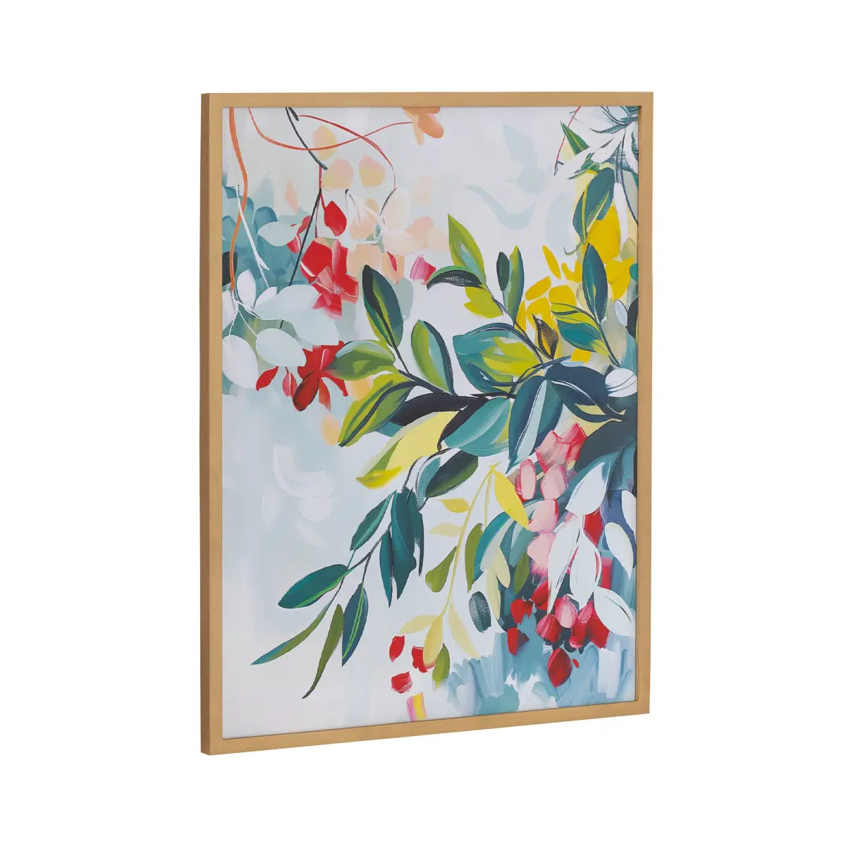 Gallery Jewel Tone Botanical Abstract Print - Gold / 16x20 - kateandlaurel