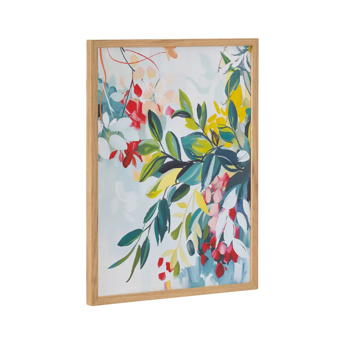 Gallery Jewel Tone Botanical Abstract Print - Natural / 12x16 - kateandlaurel
