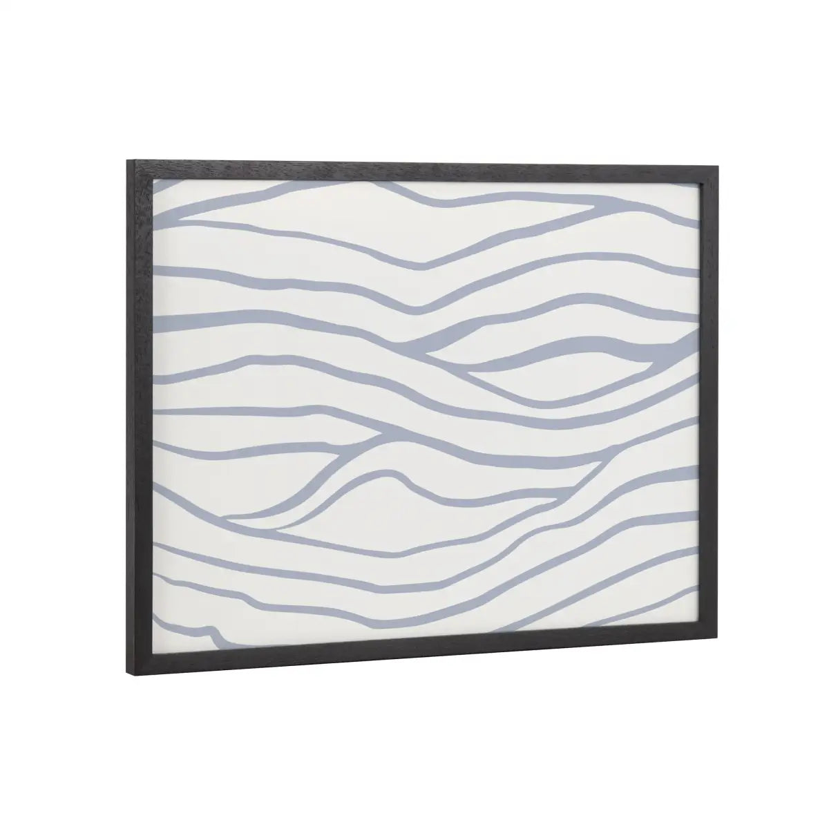 Gallery Simple Elegant Coastal Waves Print - Black / 16x12 - kateandlaurel