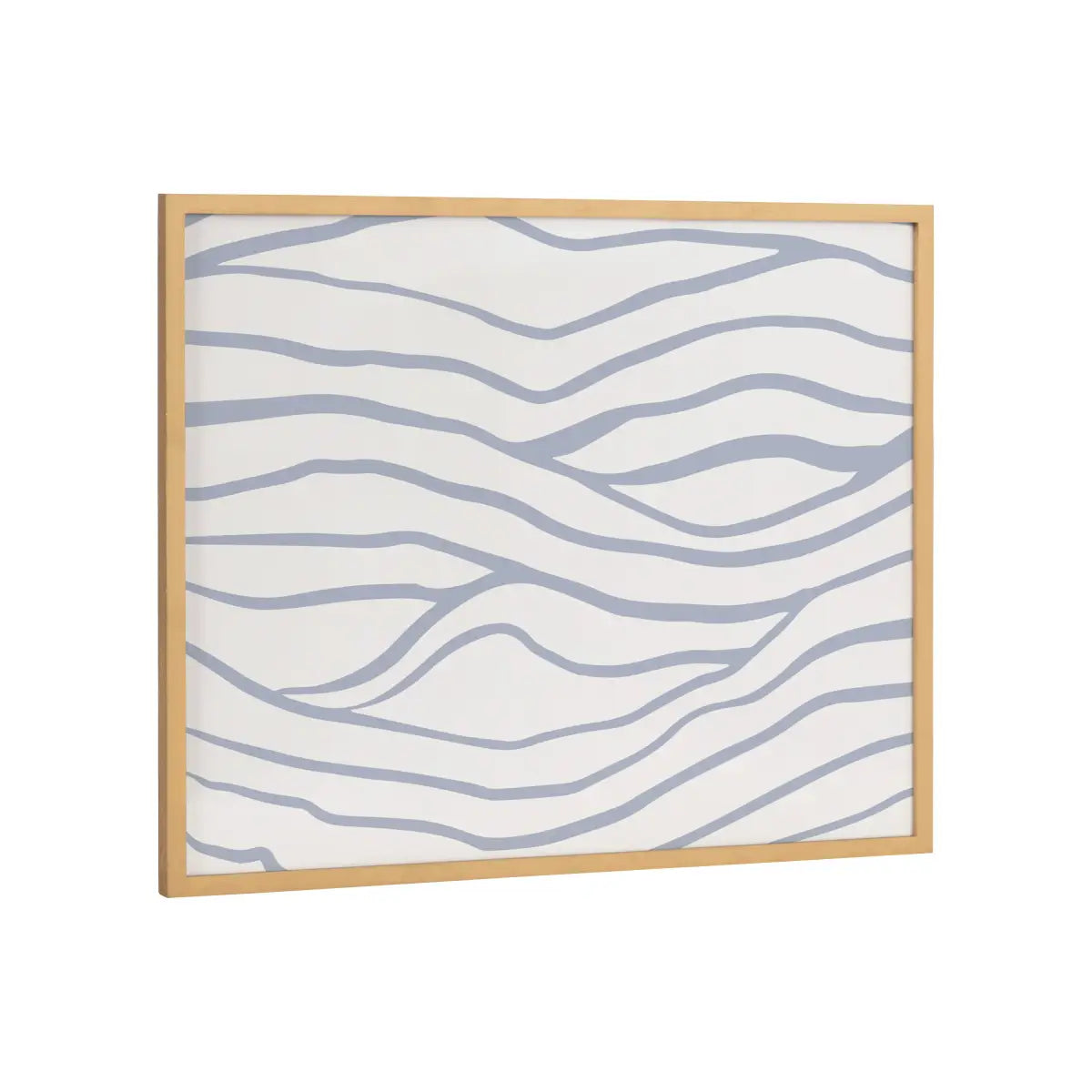 Gallery Simple Elegant Coastal Waves Print - Gold / 20x16 - kateandlaurel