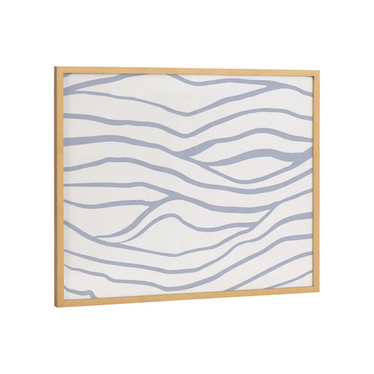 Gallery Simple Elegant Coastal Waves Print - Gold / 20x16 - kateandlaurel