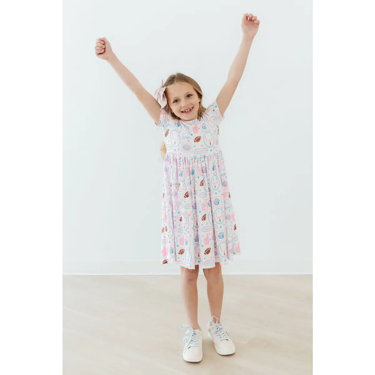 Pocket Twirl Dress - Game Day Girlie - Football - Mila & Rose ®