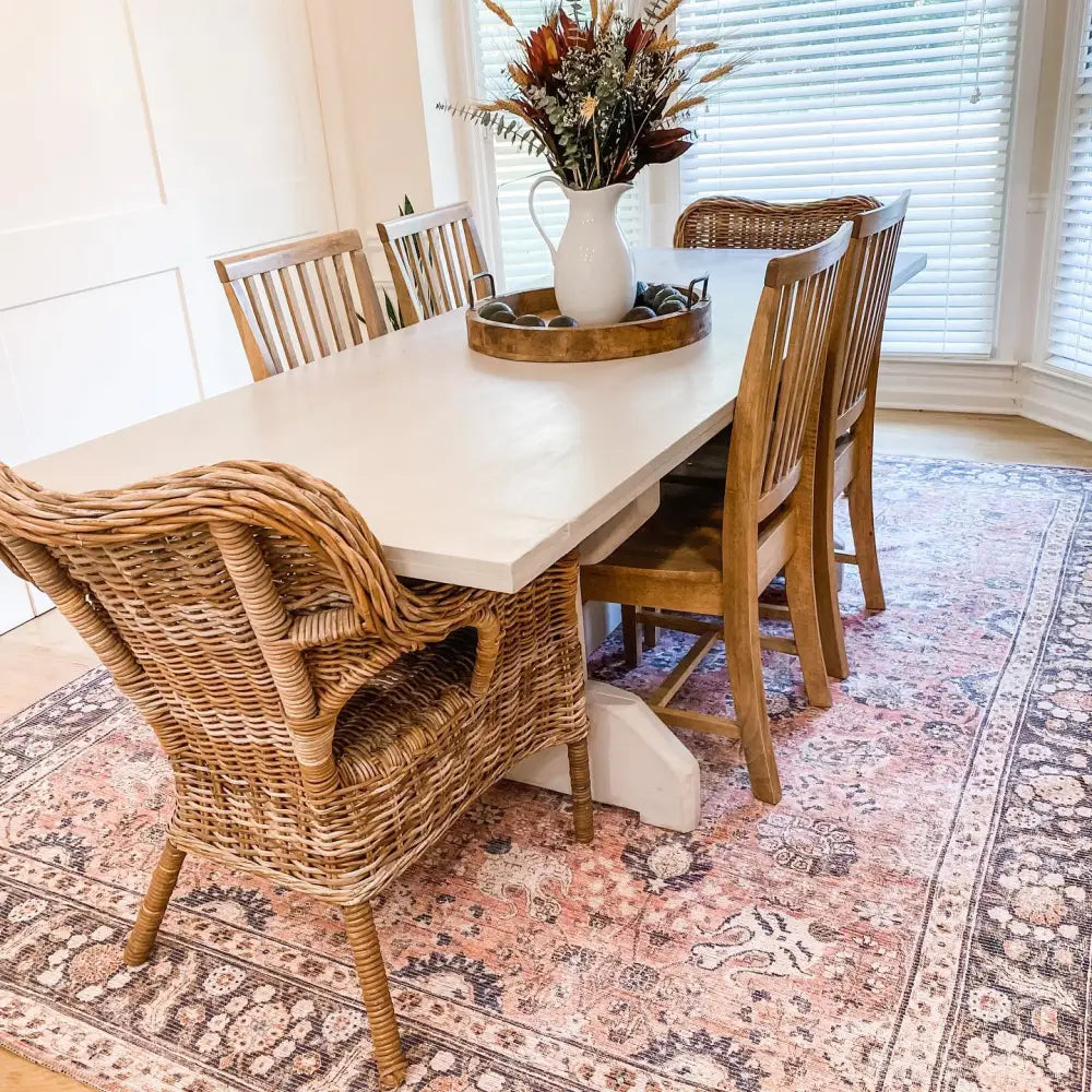 Ganyangan Red Washable Rug - Boutique Rugs