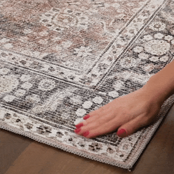 Ganyangan Red Washable Rug - Boutique Rugs