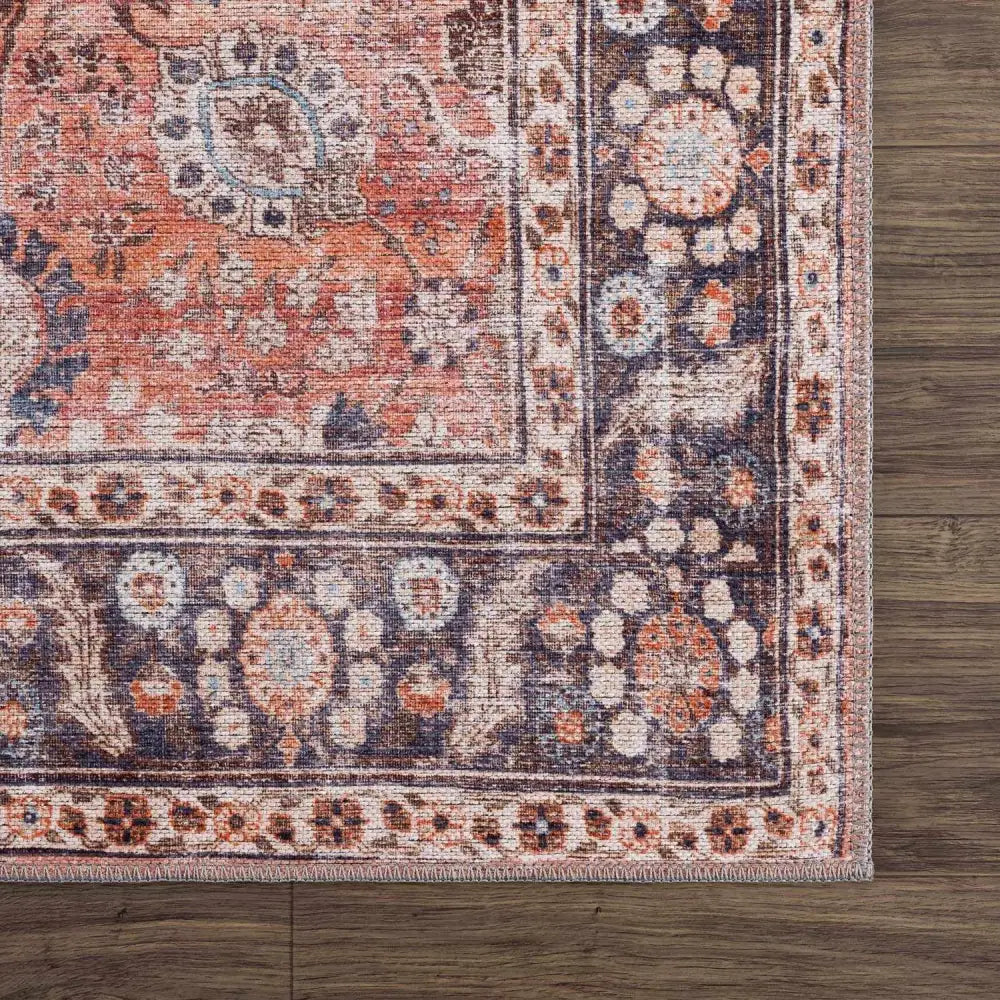 Ganyangan Red Washable Rug - Boutique Rugs