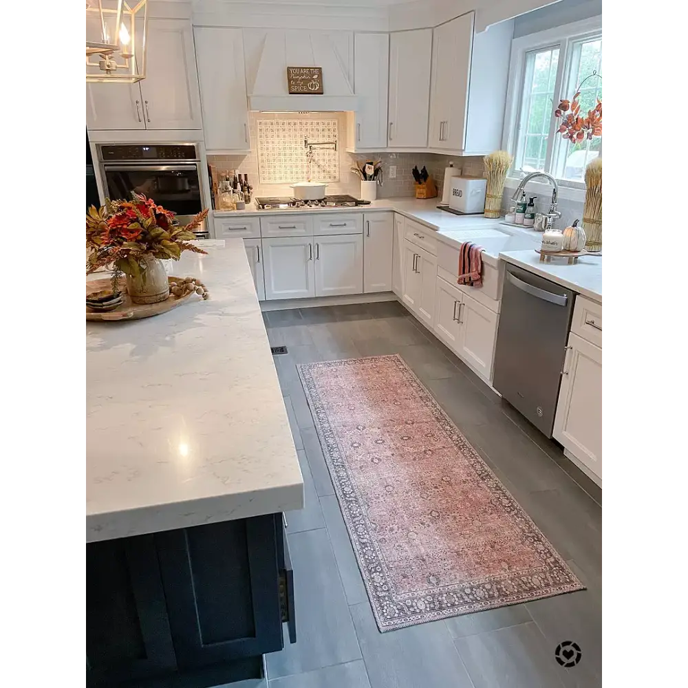 Ganyangan Red Washable Rug - Boutique Rugs