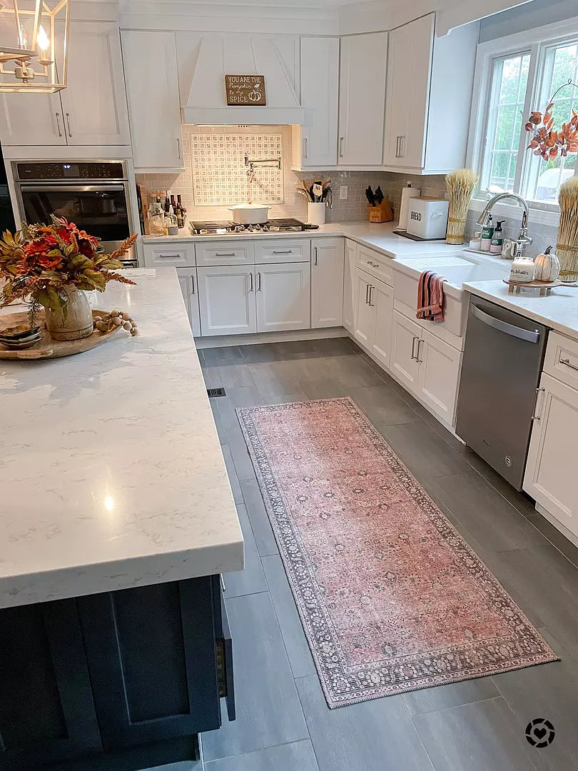 Ganyangan Red Washable Rug - Boutique Rugs