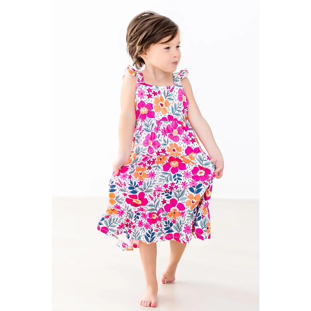 Garden Party Ruffle Maxi Dress - Mila & Rose ®