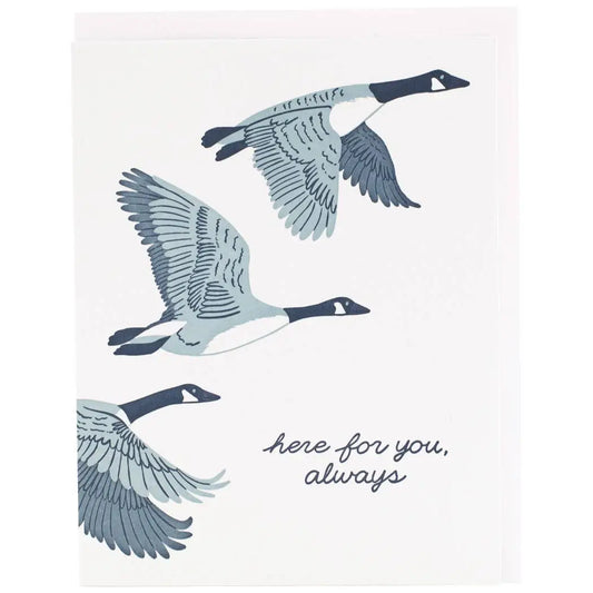 Support Card - Flying Geese - Here for You Always - Smudge Ink