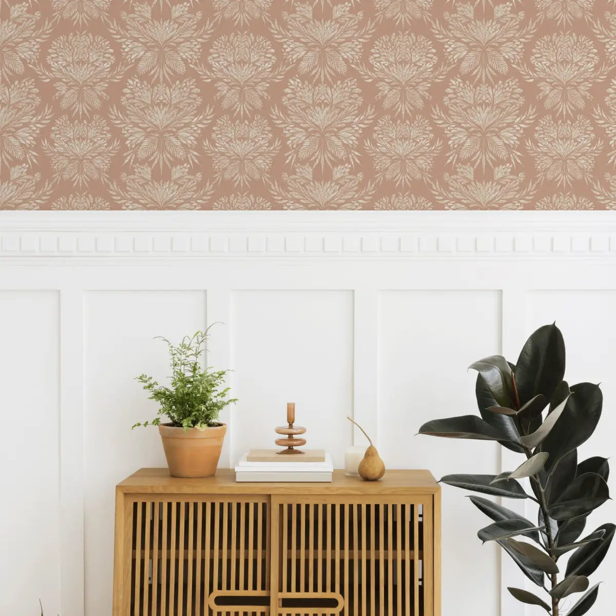 Genevieve Wallpaper - Airy Bouquets - by Bloomery Decor - Loomwell Home Goods