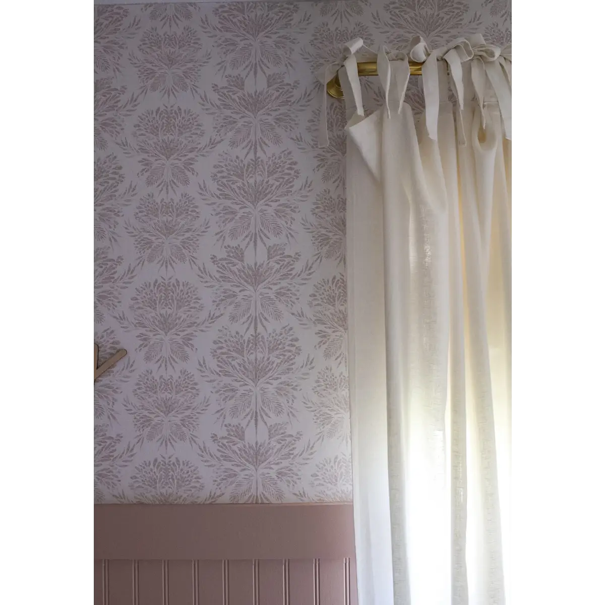 Genevieve Wallpaper - Airy Bouquets - by Bloomery Decor - Loomwell Home Goods