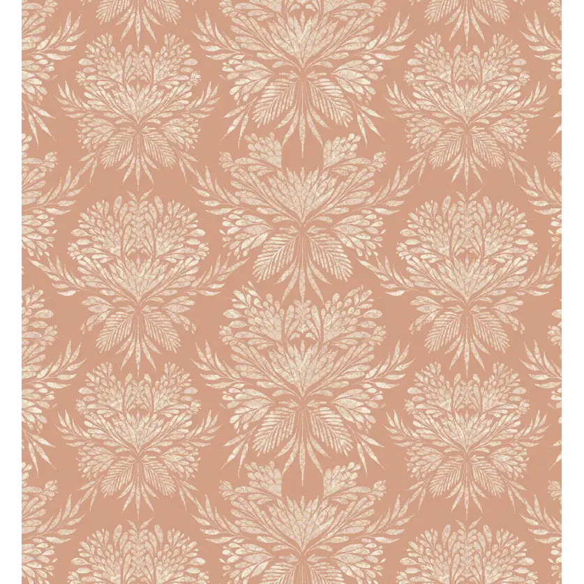 Genevieve Wallpaper - Airy Bouquets - by Bloomery Decor - Sample 1 foot by 1 foot / Dark - Loomwell Home Goods