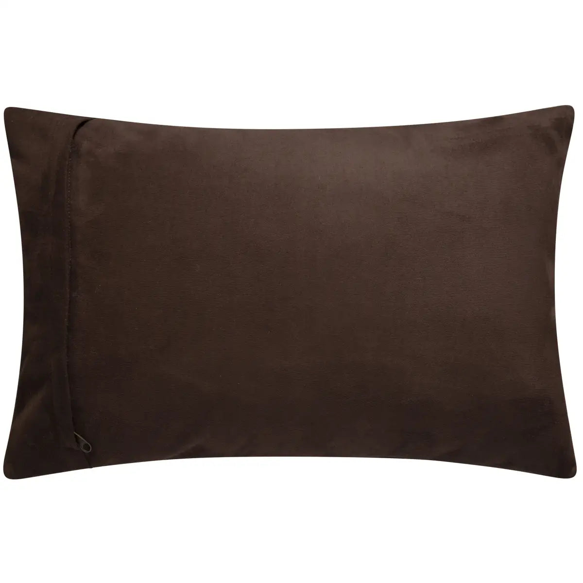 Luxury Leather Pillow - Brown & Beige Patchwork with Down Insert - Canvello