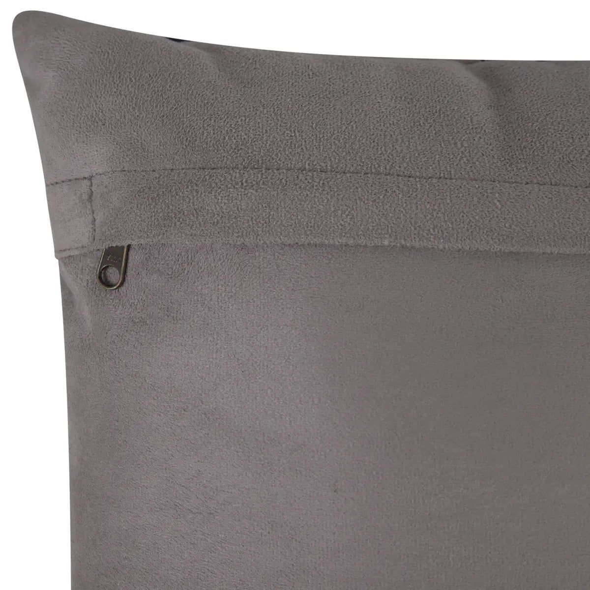 Luxury Leather Pillow - Navy Blue and Cream Hexagonal Patchwork - Canvello