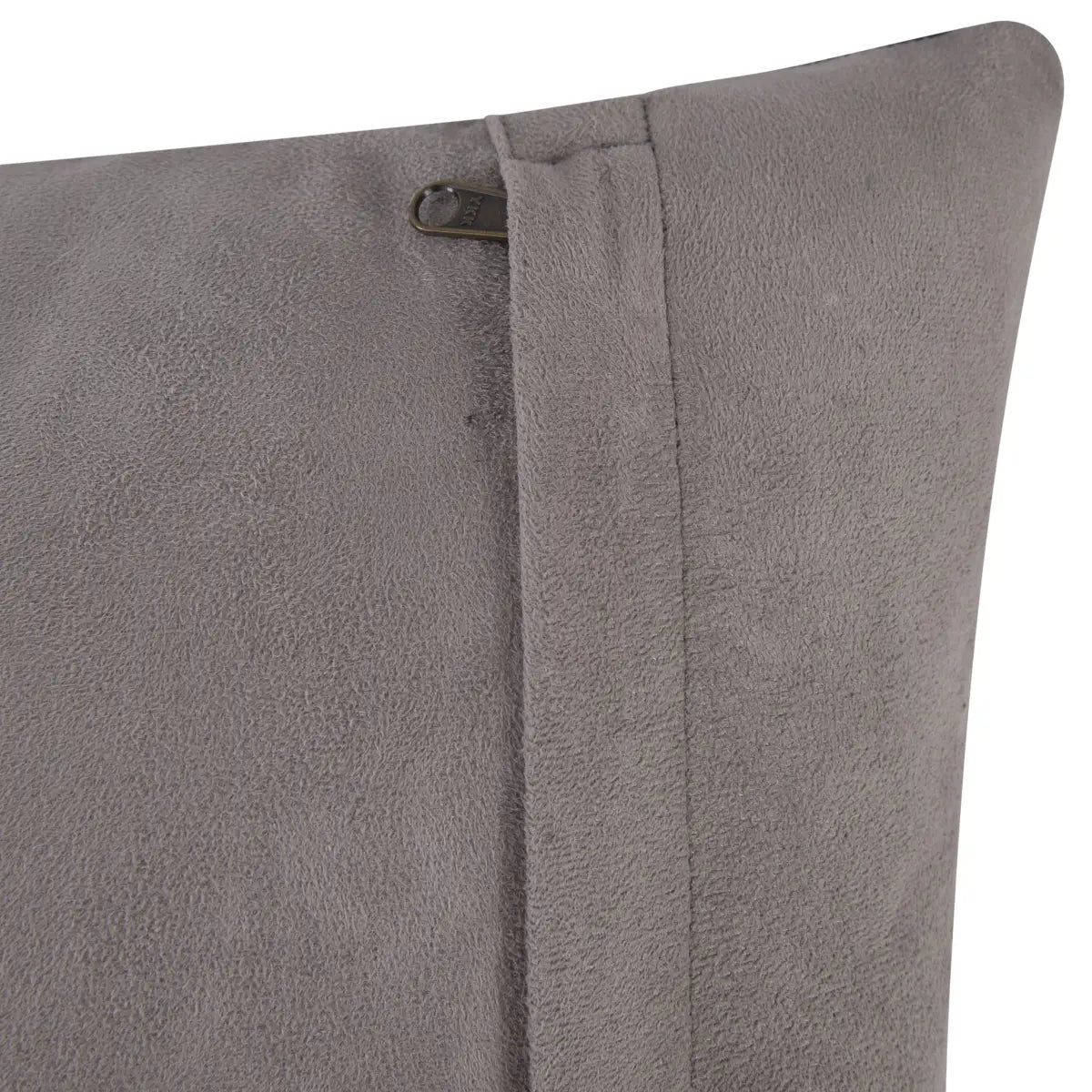 Luxury Leather Pillow - Navy Blue and Cream Hexagonal Patchwork - Canvello