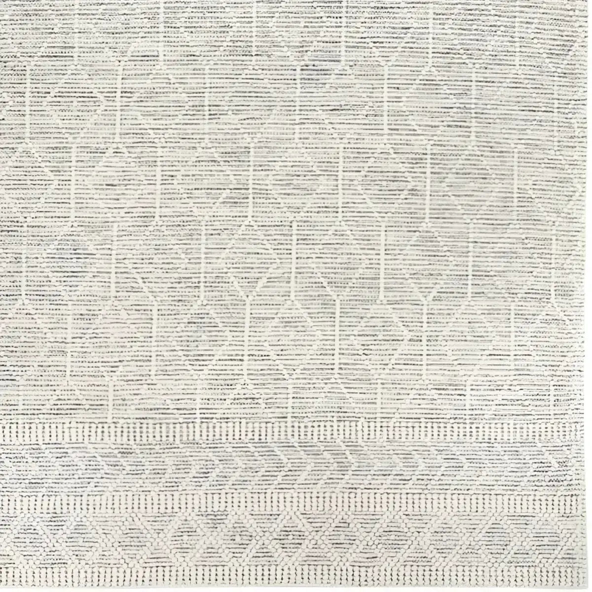 Geometric Textured Wool Area Rug - Boutique Rugs