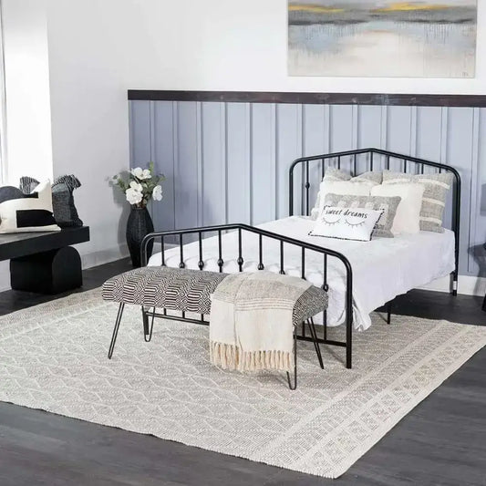 Geometric Textured Wool Area Rug - Boutique Rugs