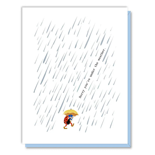 Get Well Card - Under the Weather - Driscoll Design