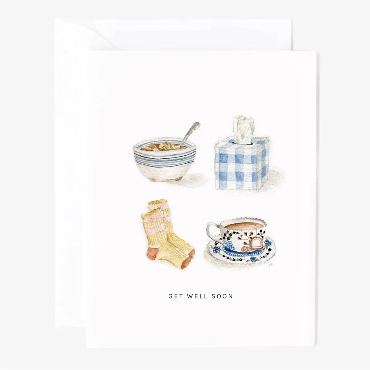 Get Well Things Greeting Card - emily lex studio