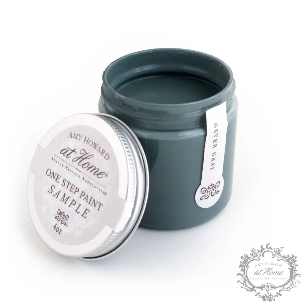 Geyer Gray - One Step Paint - 4oz Sample - Amy Howard At Home