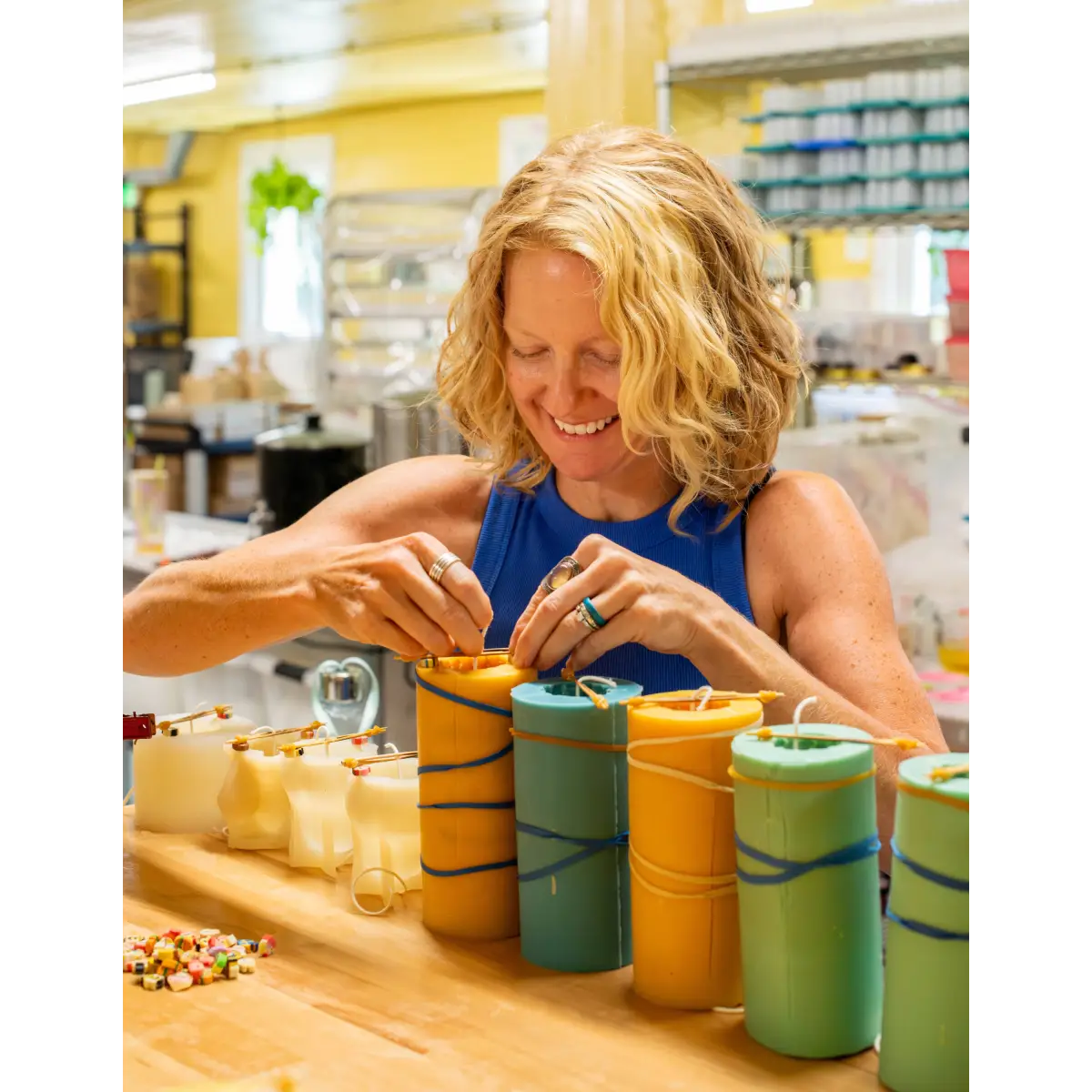 Ghost Candle - 100% Beeswax - Handmade - Messner Bee Farm