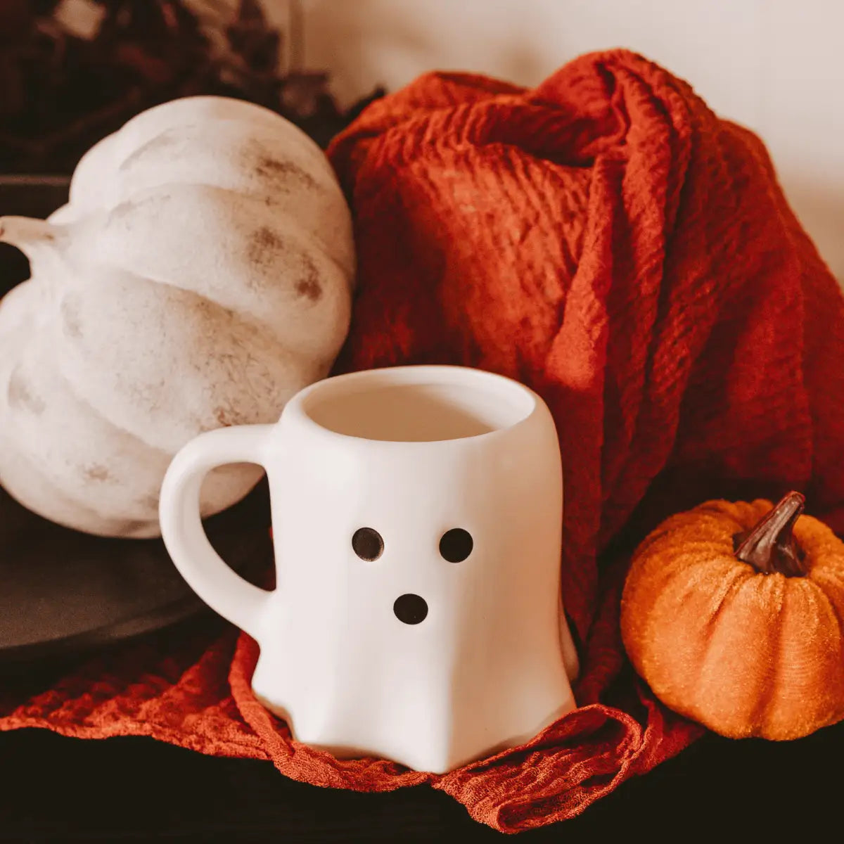 Ghost Face 12oz. Figurine Coffee Mug - Sweet Water Decor