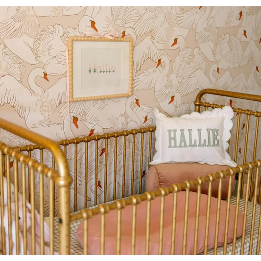 Gia Wallpaper - Swans - by Brittany Polatis Design - Loomwell Home Goods