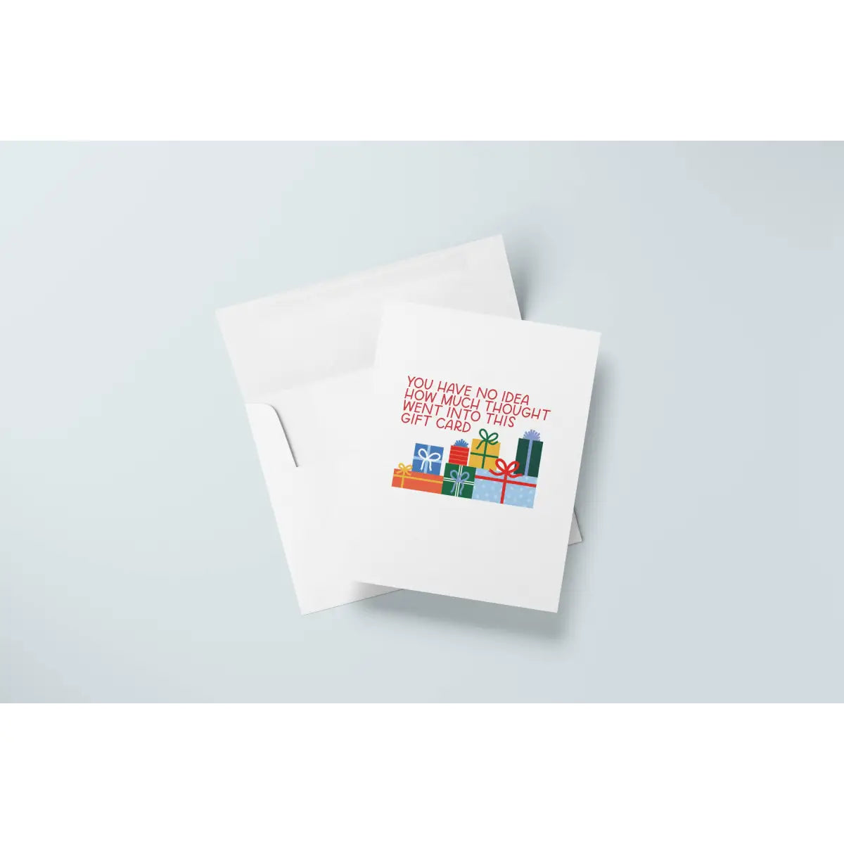 Gift Card Greeting Card for Birthday or Christmas - Just Follow Your Art